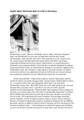 İngiliz Ajanı Gertrude Bell ve Irak'ın Kuruluşu.doc
