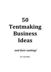 50 tentmaking business ideas.pdf