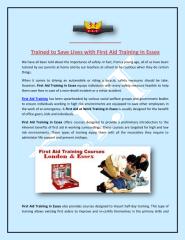 Trained to Save Lives with First Aid Training in Essex.pdf